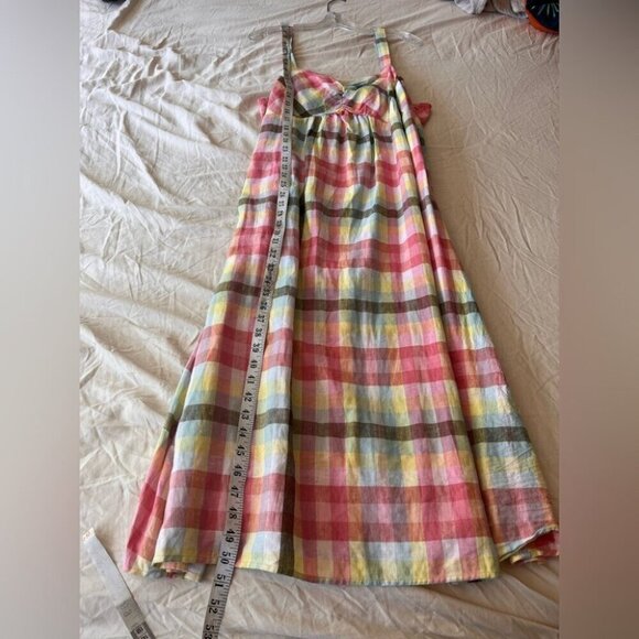 Reitmans Signature Pastel Plaid Sundress with Bow Back 3X - Picture 13 of 14